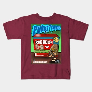 Pukey  Products 3 "Rok Pockets" Kids T-Shirt